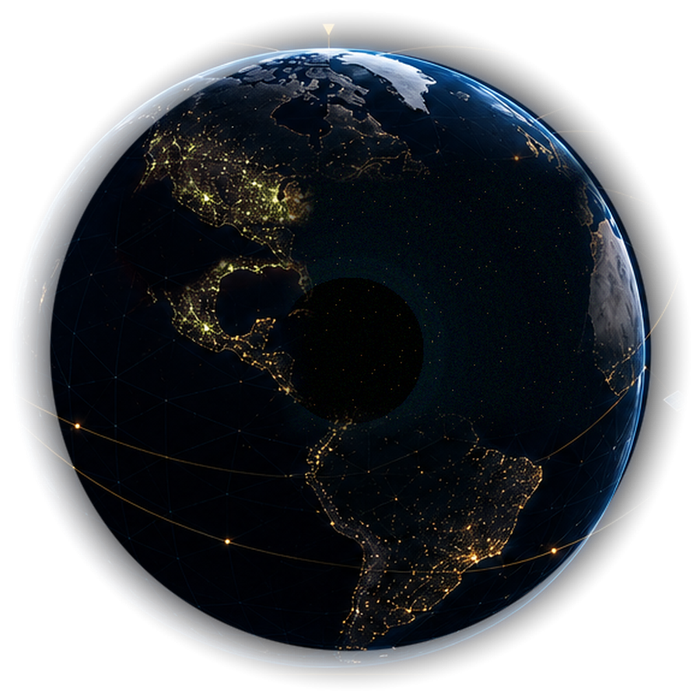 Earth at night